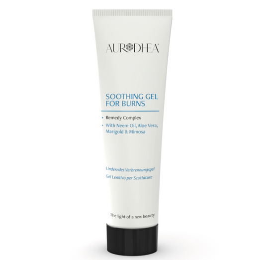 Gel calmante para queimaduras
