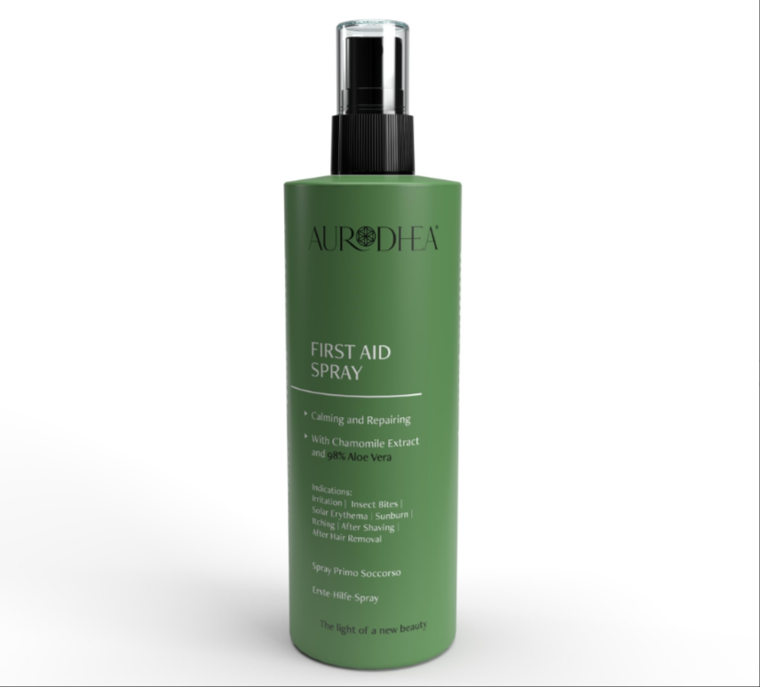 Erste-Hilfe-Spray mit 98% Aloe Vera.