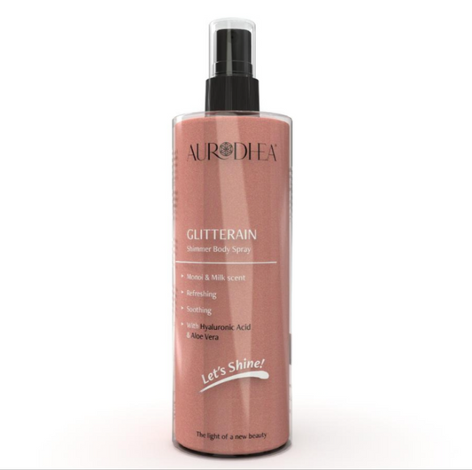 Glitterain- Golden Shimmer Body Spray (Monoi and Milk Fragrance)