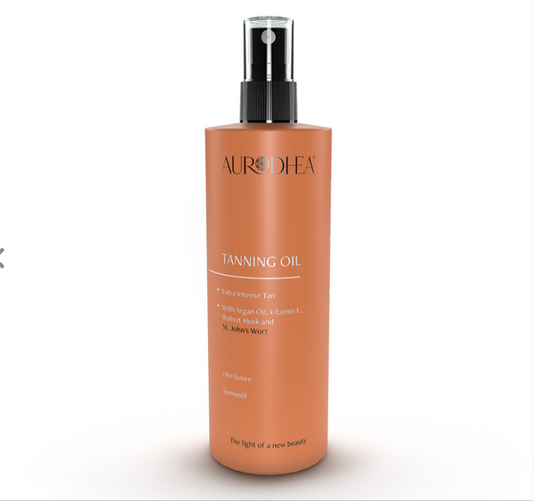 Sunscreen oil with outer shell of the Walnut and St. John's Wort