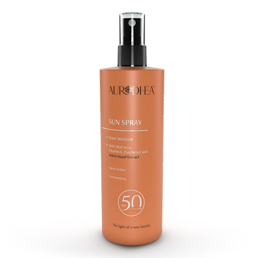 SPF 50 sunscreen spray