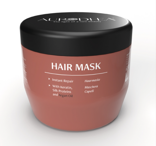 Máscara para desembaraçar o cabelo com óleo de argan